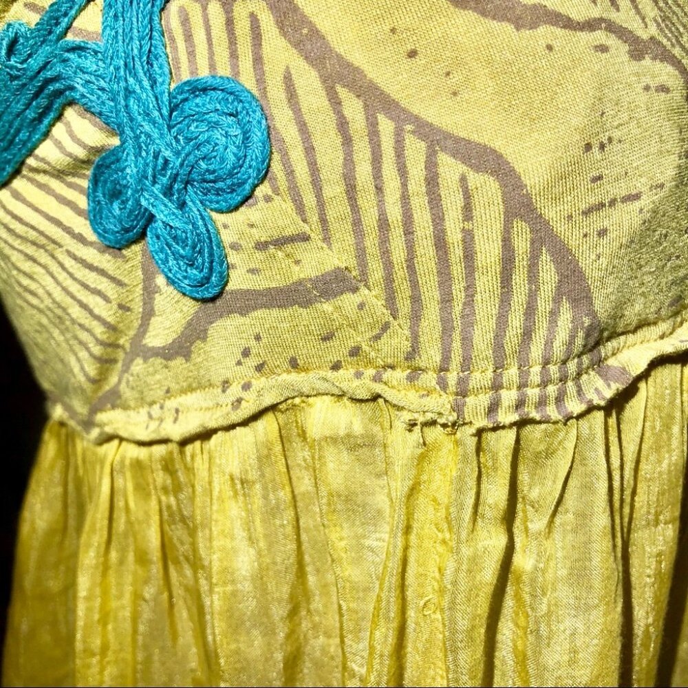 Yellow Embroidered Top - Picture 5 of 5